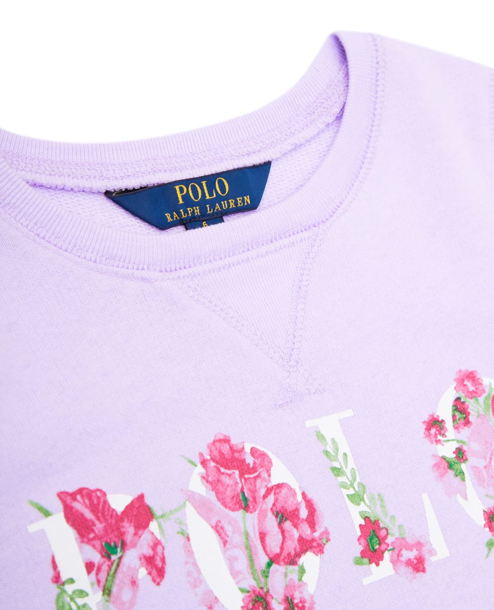 Свитшот Polo Ralph Lauren Kids 312702114002, сиреневый цвет • Купить в интернет-магазине Kameron