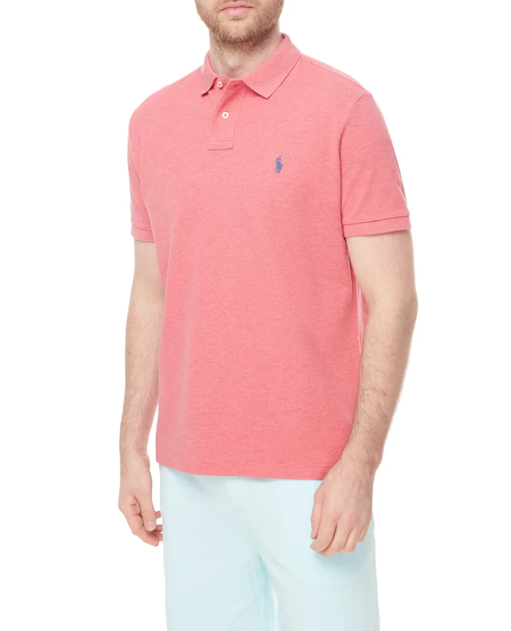 Поло Mesh Polo Ralph Lauren 710680784308, красный цвет • Купить в интернет-магазине Kameron