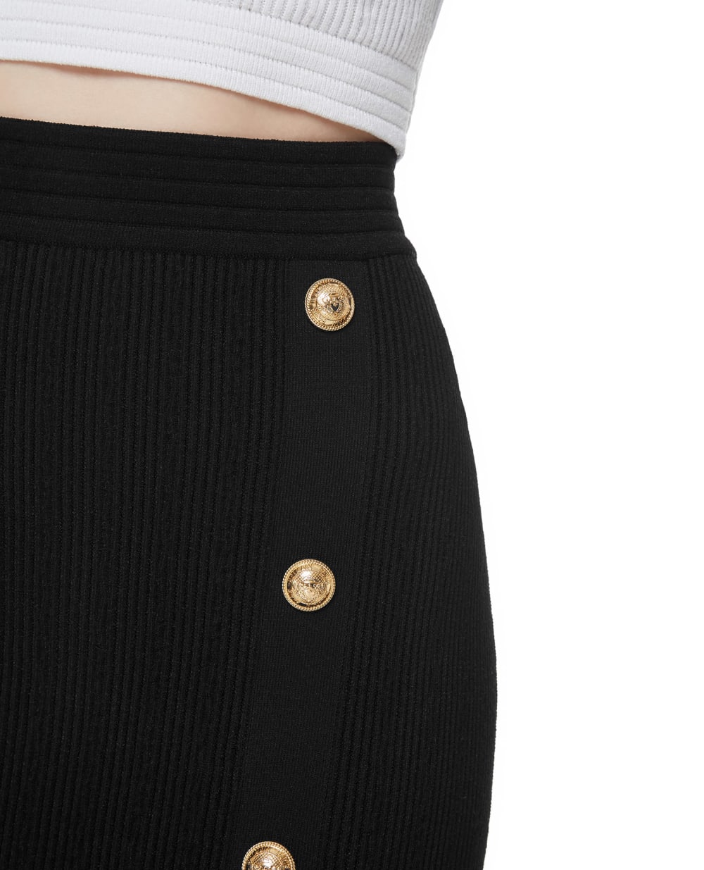 Юбка Balmain WF1LD065K211, черный цвет • Купить в интернет-магазине Kameron