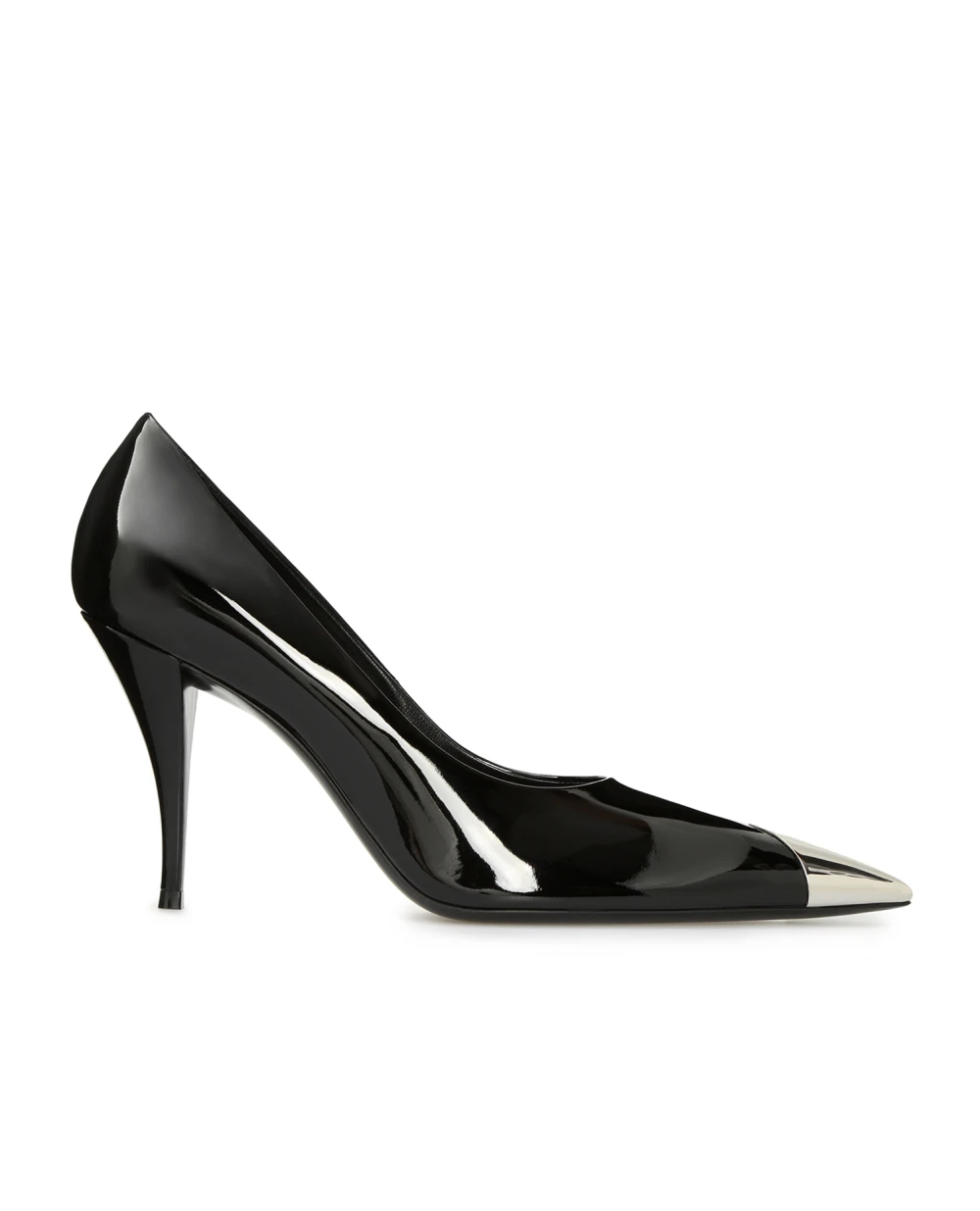 Шкіряні човники Vesper Saint Laurent 675193-1TVNN, чорний колір • Купити в інтернет-магазині Kameron