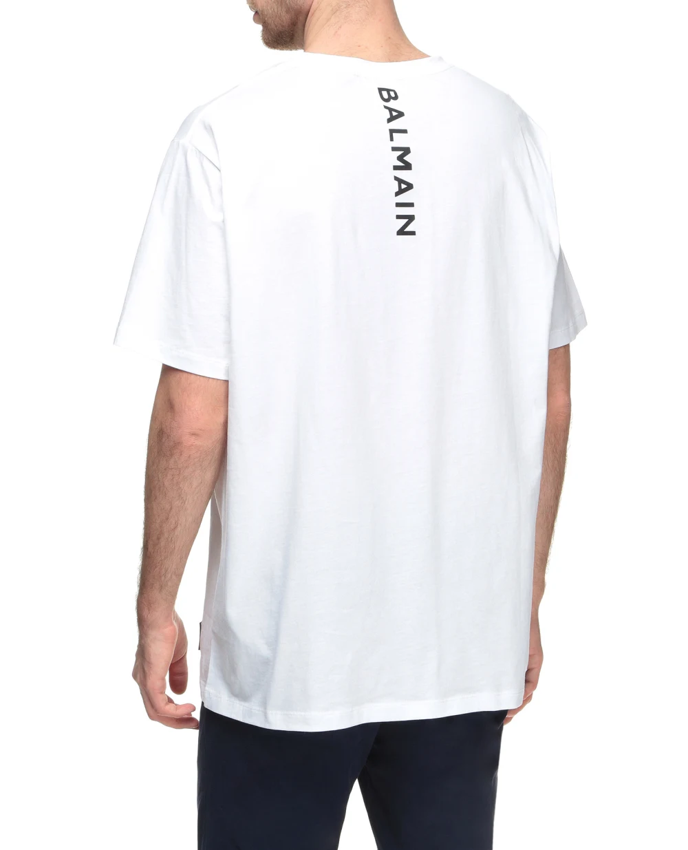 Футболка Balmain XH1EG010BB16, белый цвет • Купить в интернет-магазине Kameron