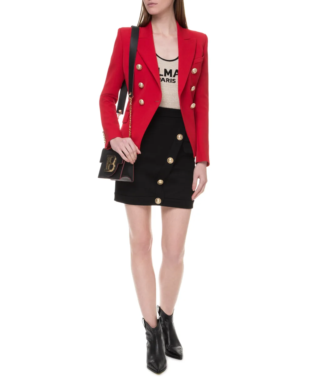 Боди Balmain RF10972K315, бежевый цвет • Купить в интернет-магазине Kameron