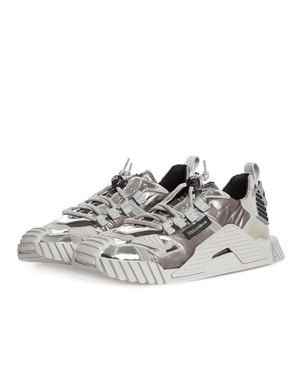 Кроссовки Dolce&Gabbana Kids D11021-AO228-M, серебряный цвет • Купить в интернет-магазине Kameron
