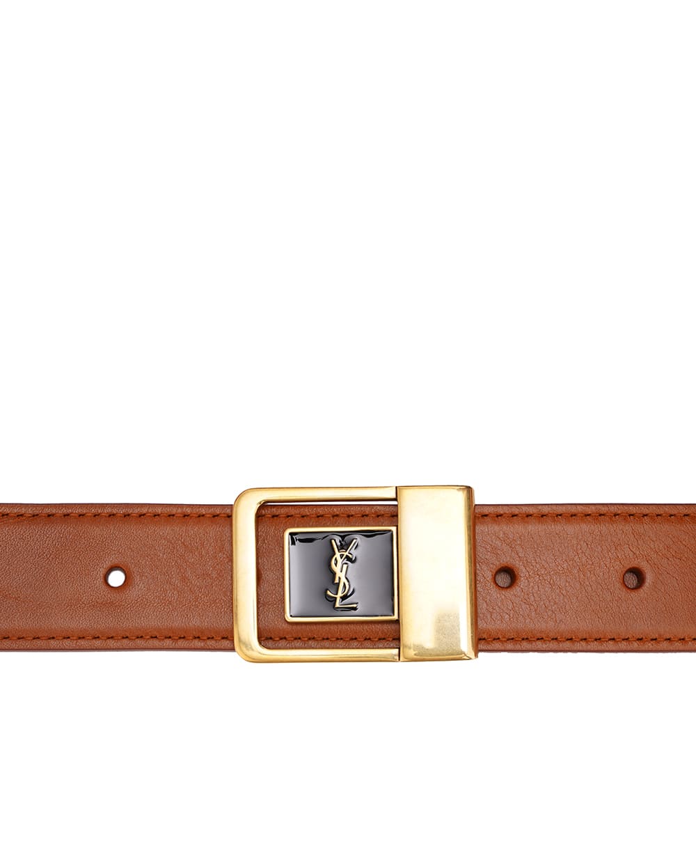 Ремень Saint Laurent 732556-AAC5S, коричневый цвет • Купить в интернет-магазине Kameron