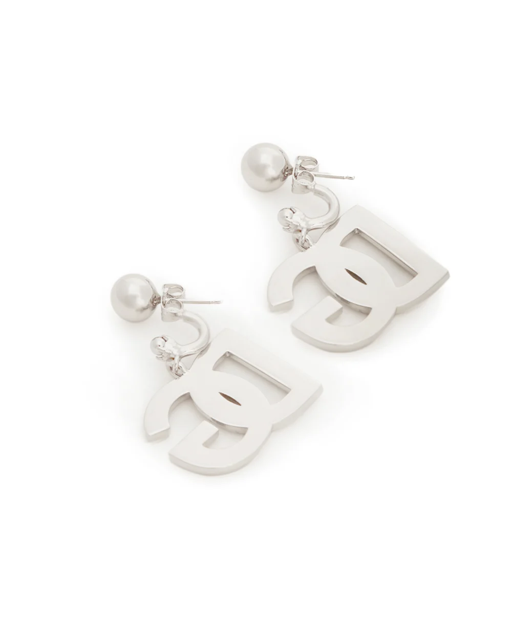 Серьги Dolce&Gabbana WEN6P1-W1111, серебряный цвет • Купить в интернет-магазине Kameron