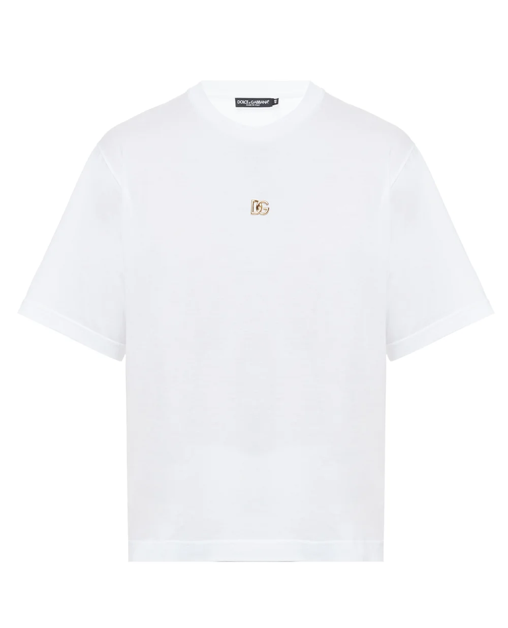 Футболка Dolce&Gabbana G8NC5Z-G7A0W, белый цвет • Купить в интернет-магазине Kameron