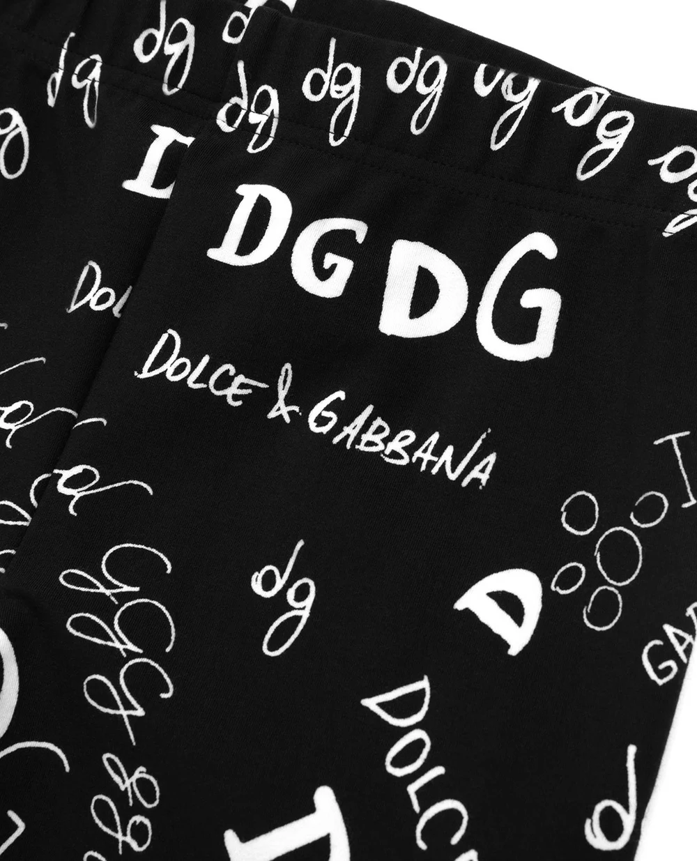 Леггинсы Dolce&Gabbana Kids L5JP5B-G7XBN-B, черный цвет • Купить в интернет-магазине Kameron