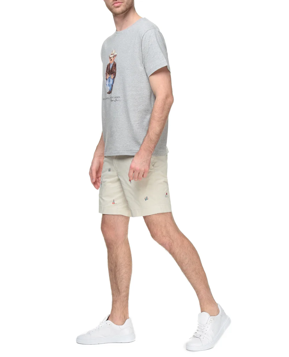 Шорты Polo Ralph Lauren 710858096001, бежевый цвет • Купить в интернет-магазине Kameron