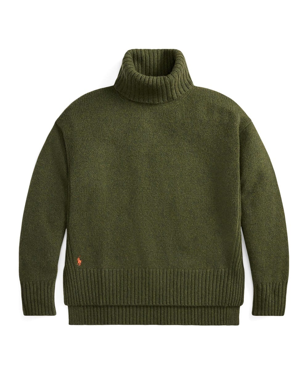 Свитер из шерсти и кашемира Polo Ralph Lauren 211925147012, зеленый цвет • Купить в интернет-магазине Kameron