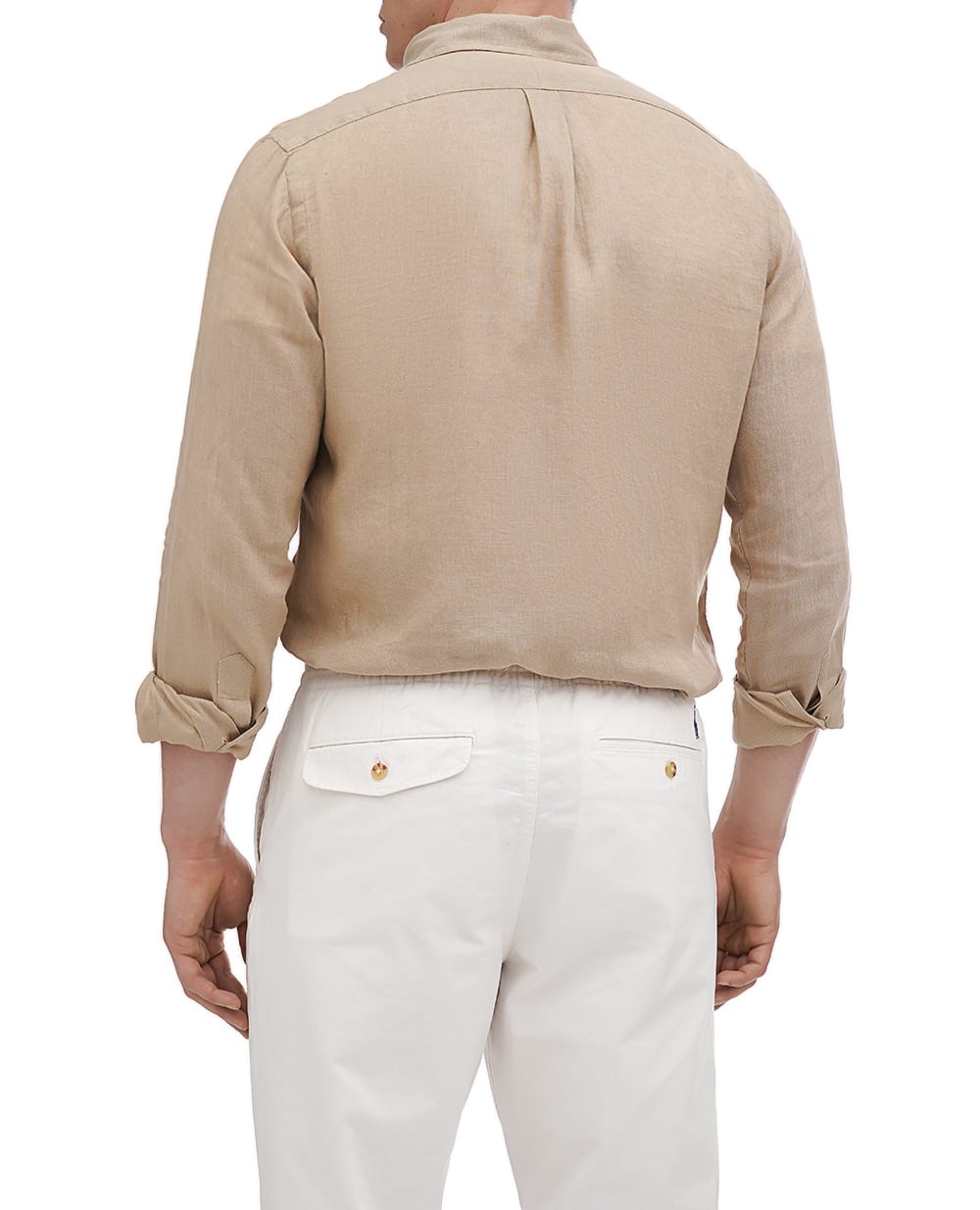 Рубашка Polo Ralph Lauren 710966294001, бежевый цвет • Купить в интернет-магазине Kameron