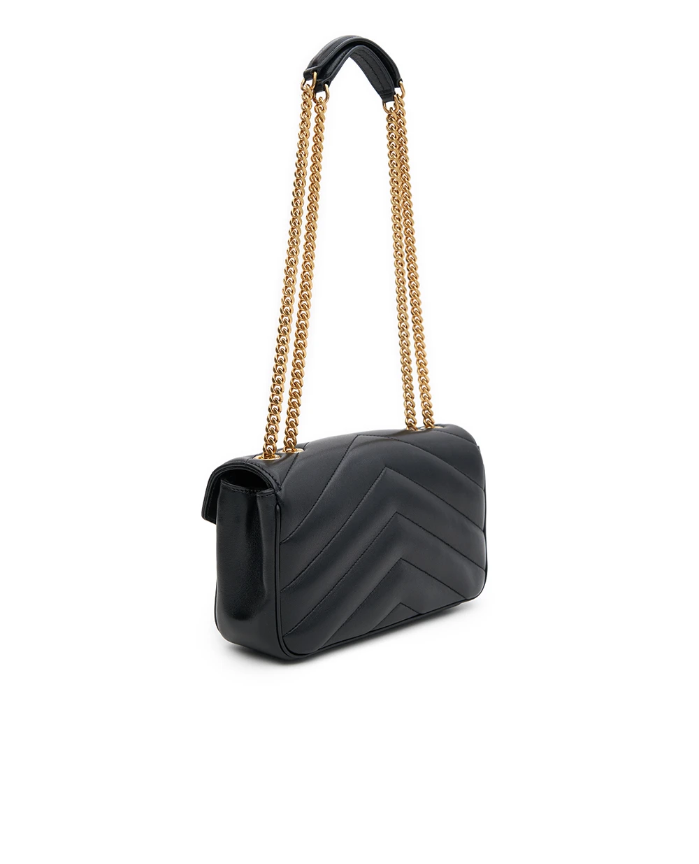 Сумка из кожи Loulou Small Saint Laurent 801437-AAEAX, черный цвет • Купить в интернет-магазине Kameron