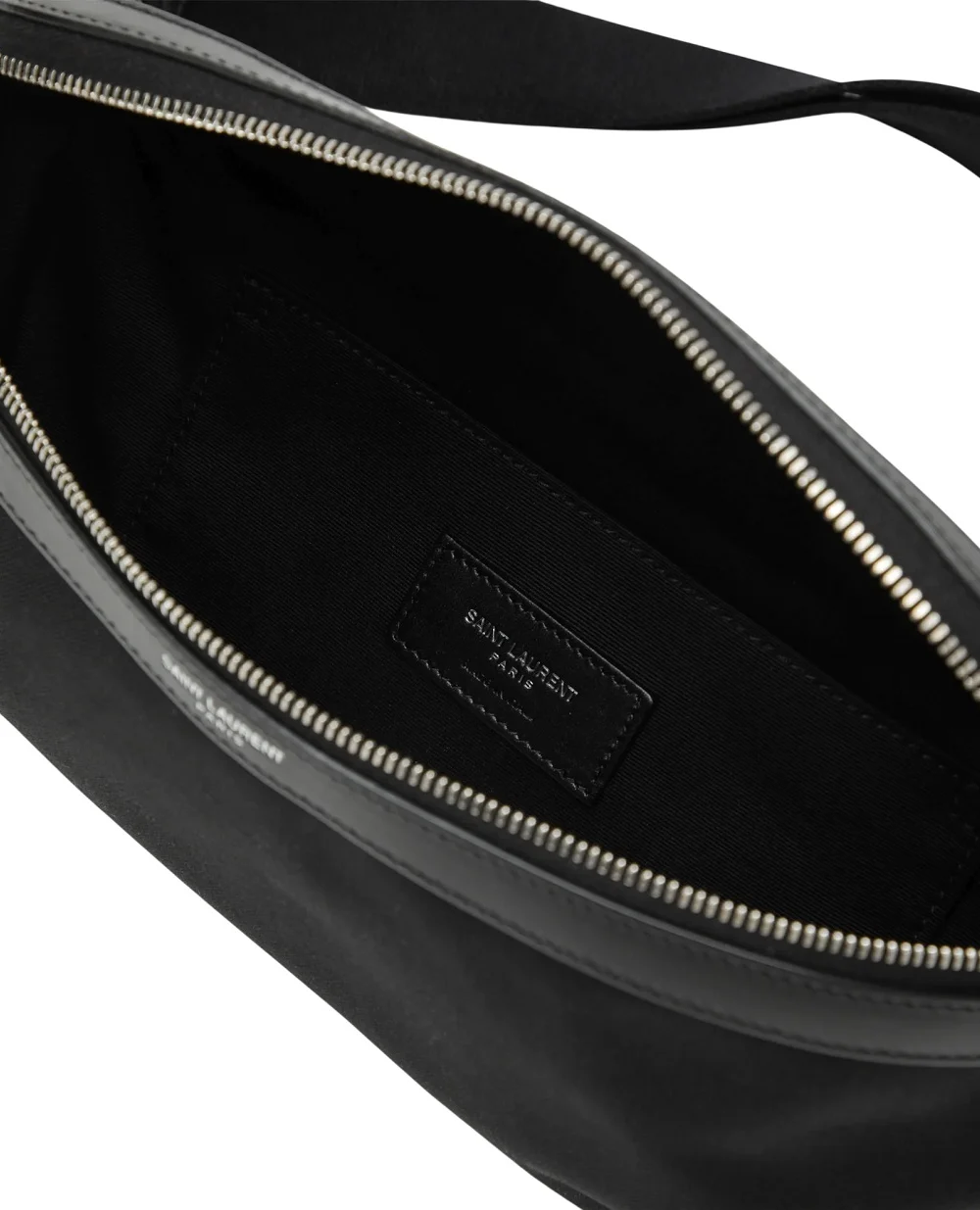 Сумка через плечо с логотипом Saint Laurent 557831-FAE94, черный цвет • Купить в интернет-магазине Kameron