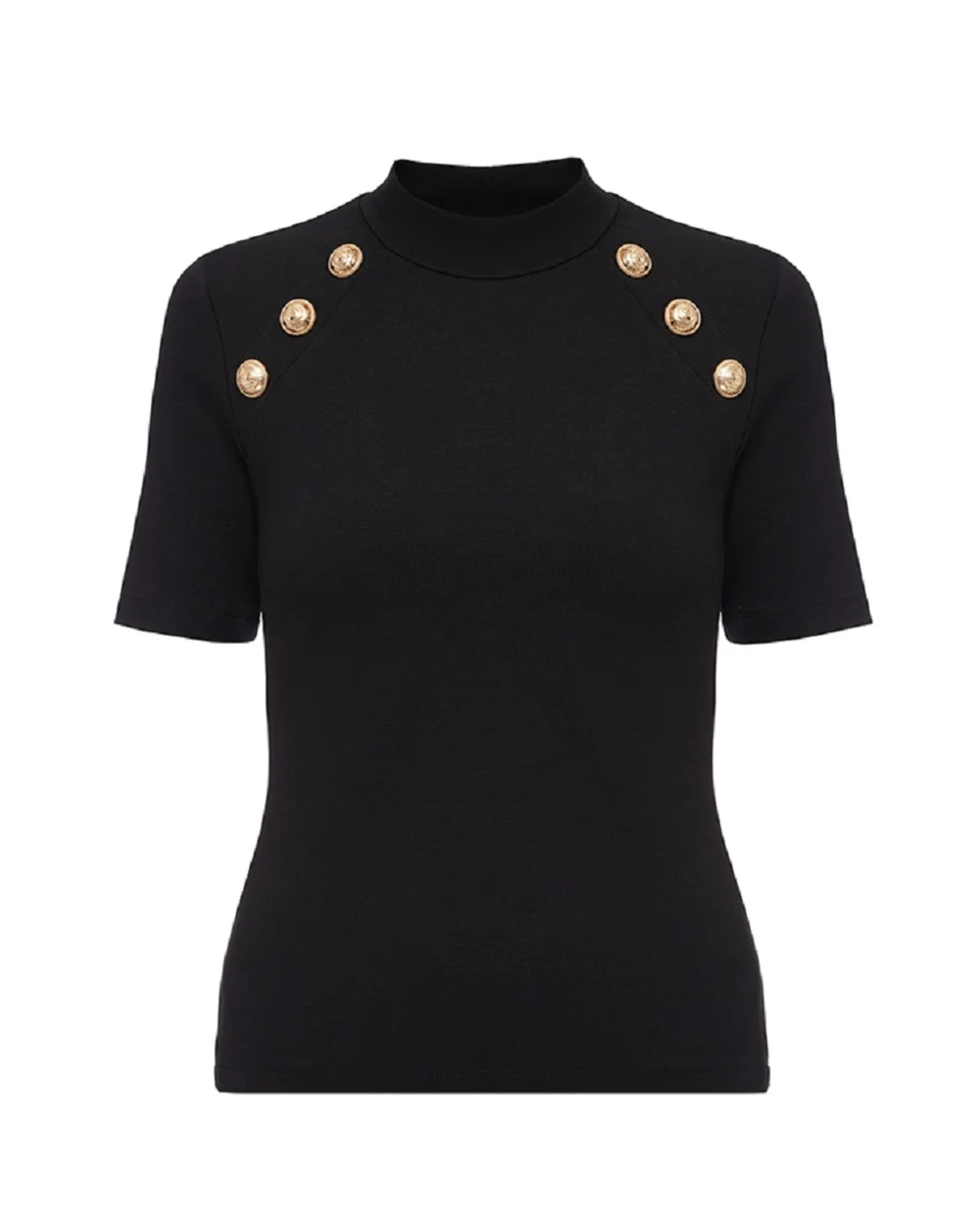 Футболка Balmain CF1EF090JH30, черный цвет • Купить в интернет-магазине Kameron