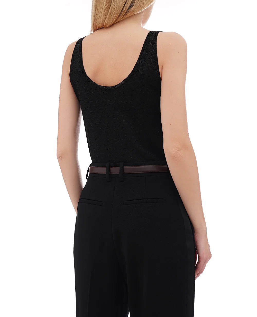 Майка Saint Laurent 819010-Y76ZC, черный цвет • Купить в интернет-магазине Kameron