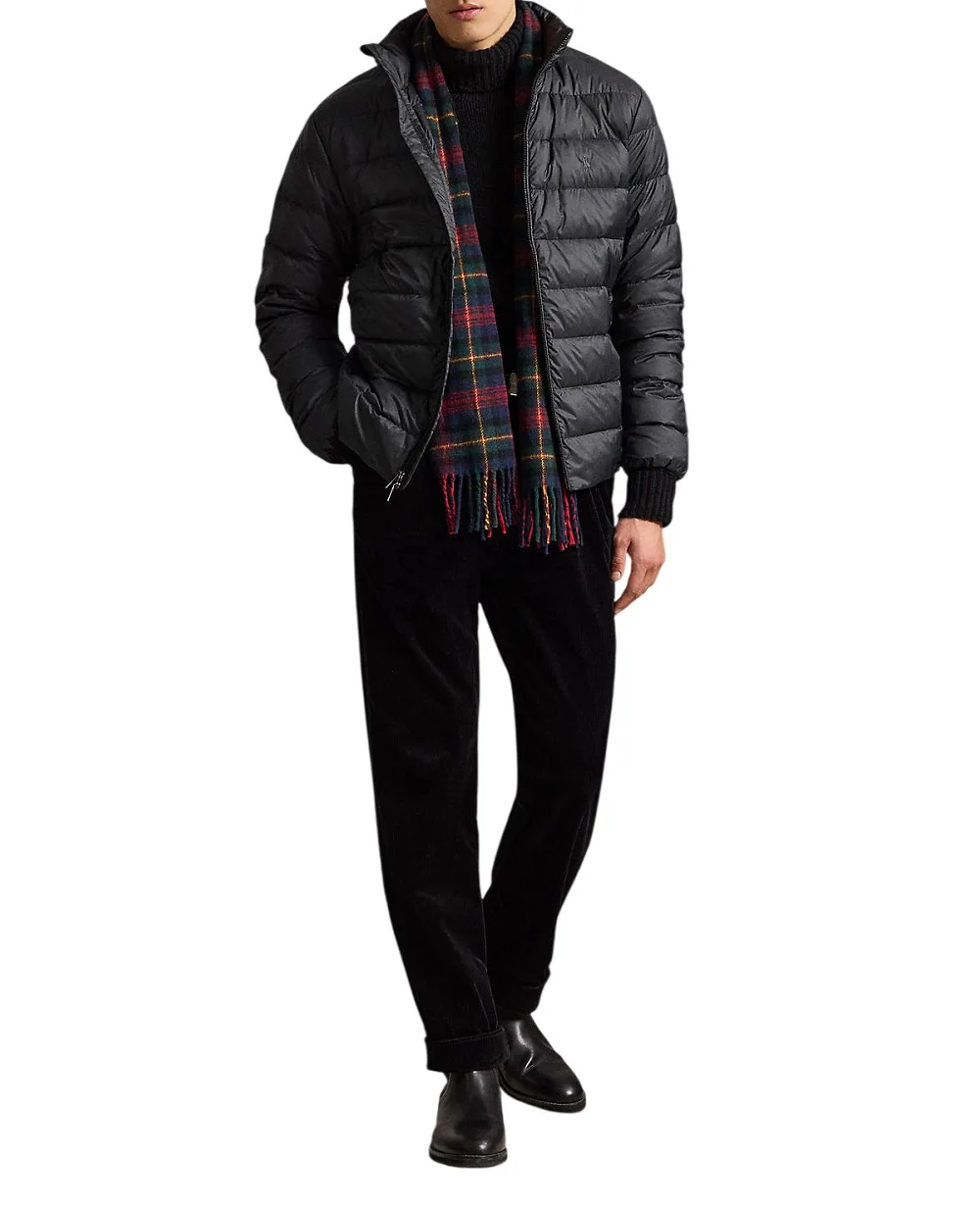 Стьобана куртка Colden Polo Ralph Lauren 710B20424003, чорний колір • Купити в інтернет-магазині Kameron