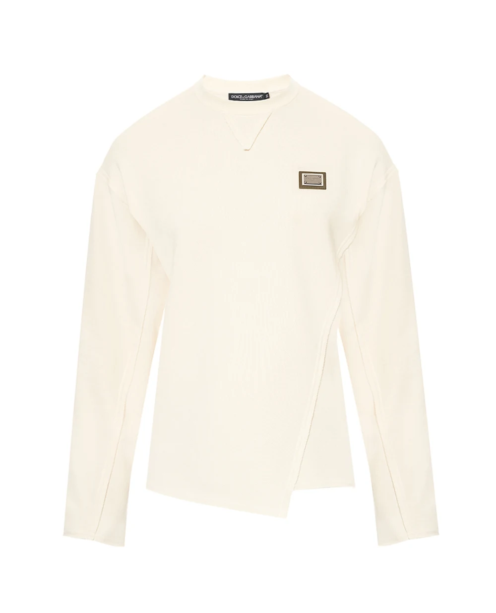 Лонгслив Dolce&Gabbana G8TF9T-HU7WY, бежевый цвет • Купить в интернет-магазине Kameron