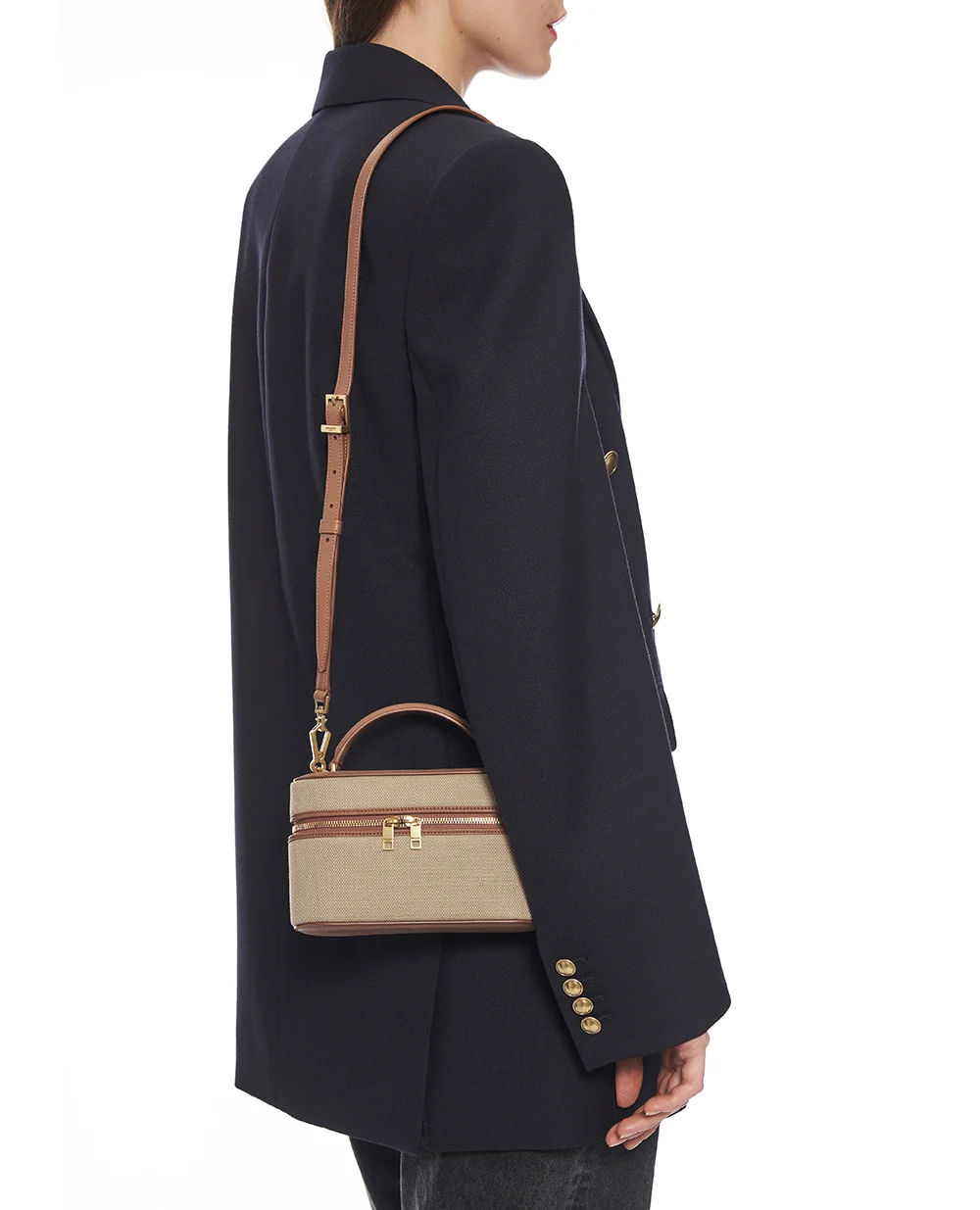 Сумка Gaby Vanity Bag Saint Laurent 834213-FAC7T, бежевый цвет • Купить в интернет-магазине Kameron