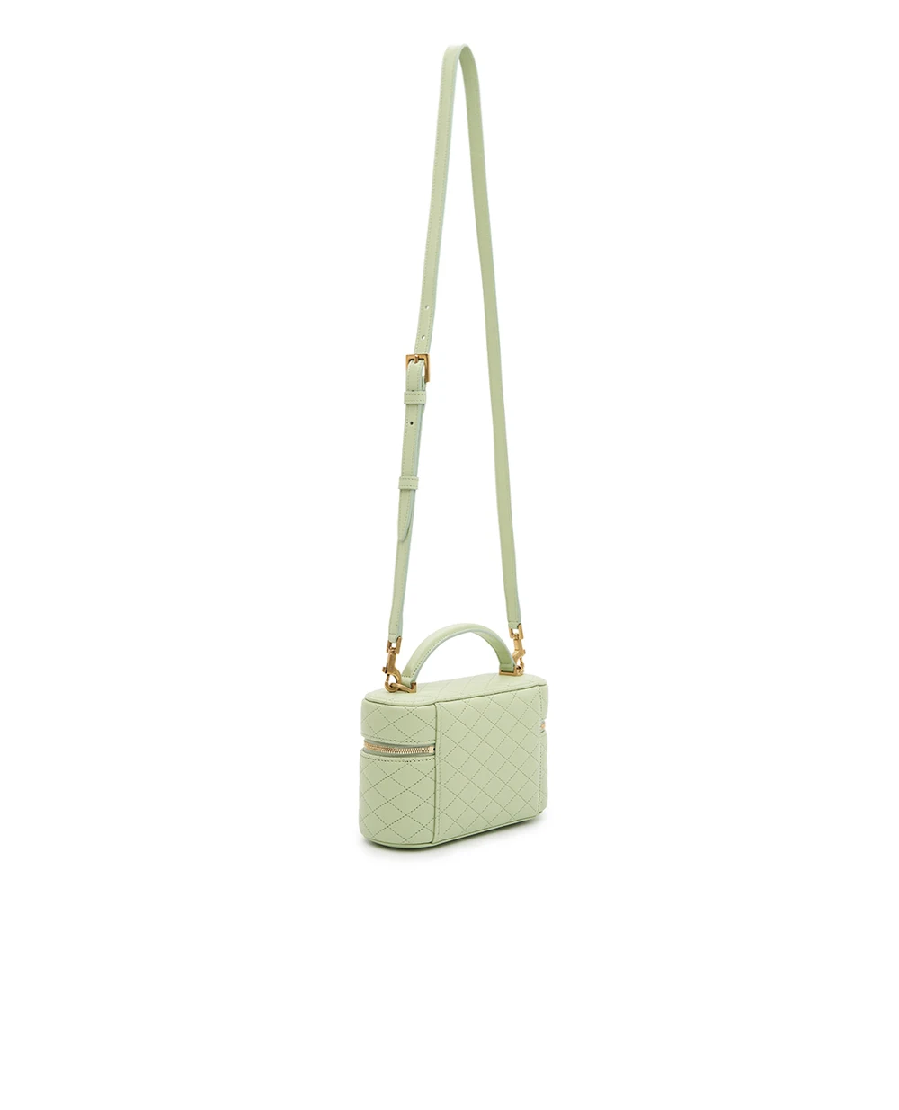 Шкіряна сумка Gaby Saint Laurent 766731-1EL07, м'ятний колір • Купити в інтернет-магазині Kameron