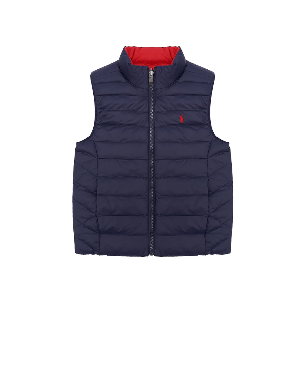 Детский жилет двусторонний Polo Ralph Lauren Kids 323949920002, темно-синий цвет • Купить в интернет-магазине Kameron