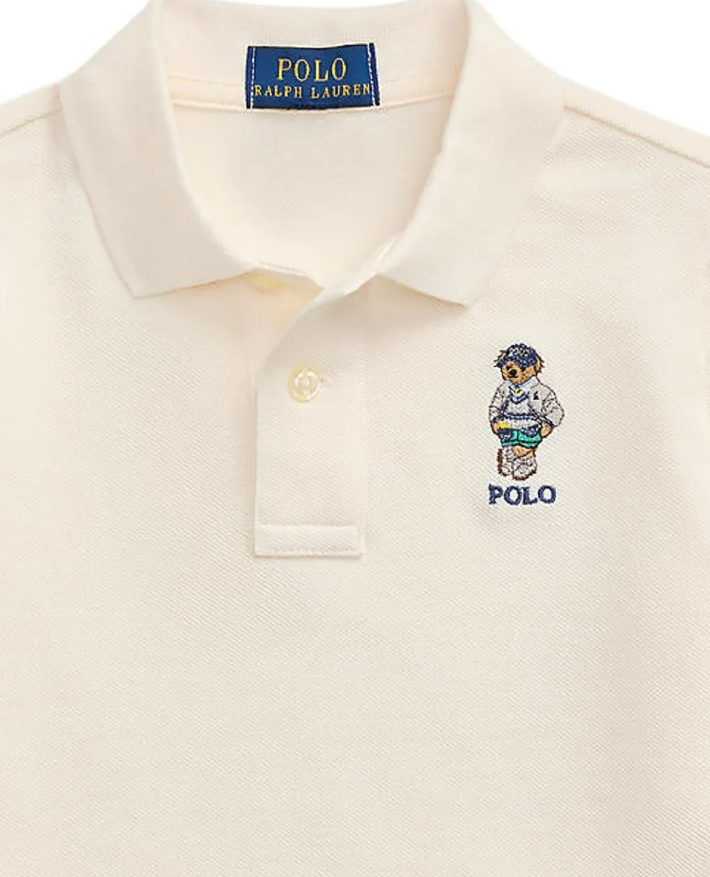Детское поло Polo Bear Polo Ralph Lauren Kids 322973120001, бежевый цвет • Купить в интернет-магазине Kameron