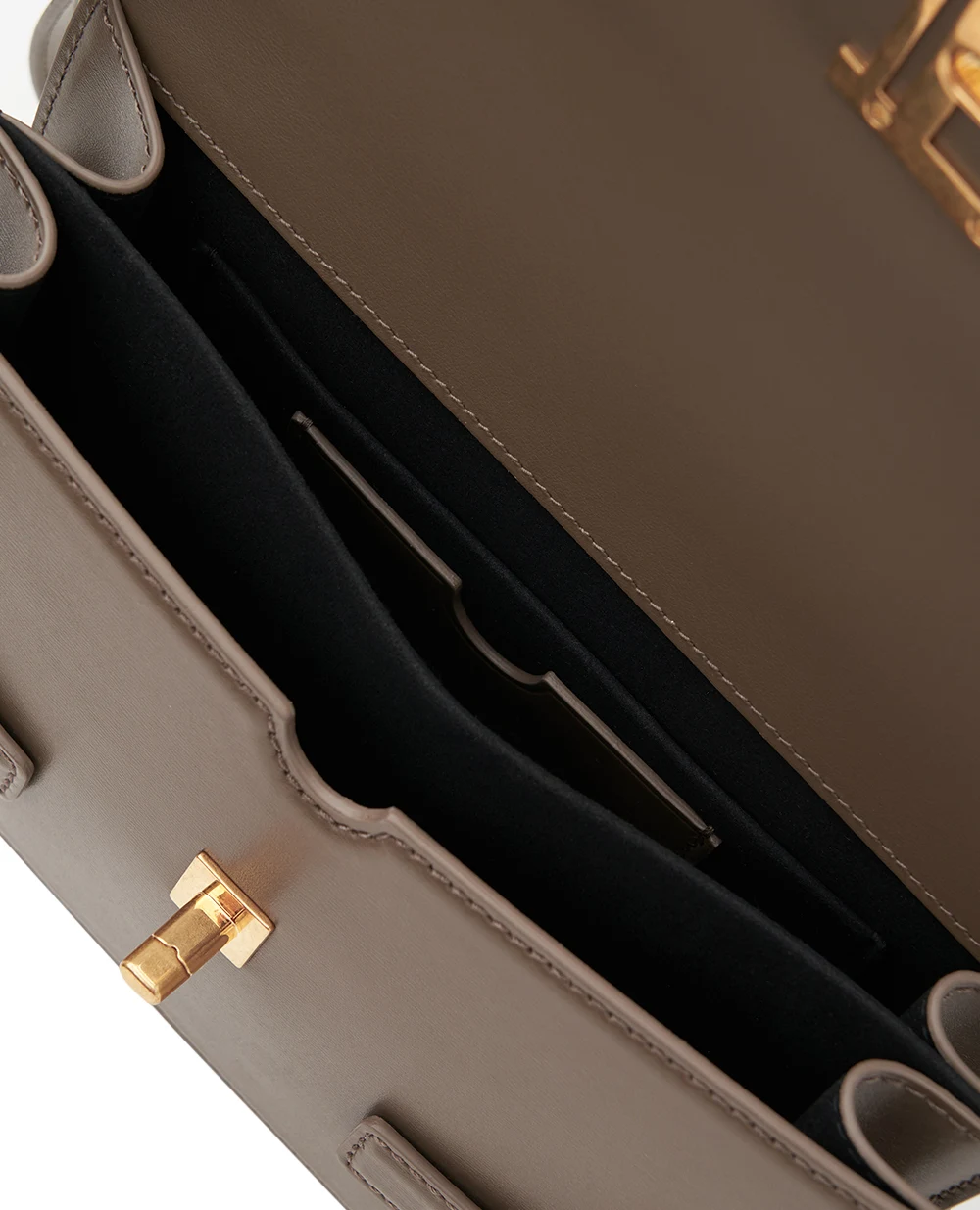 Кожаная сумка B-Buzz 24 Balmain FN1DA828LSLX, коричневый цвет • Купить в интернет-магазине Kameron
