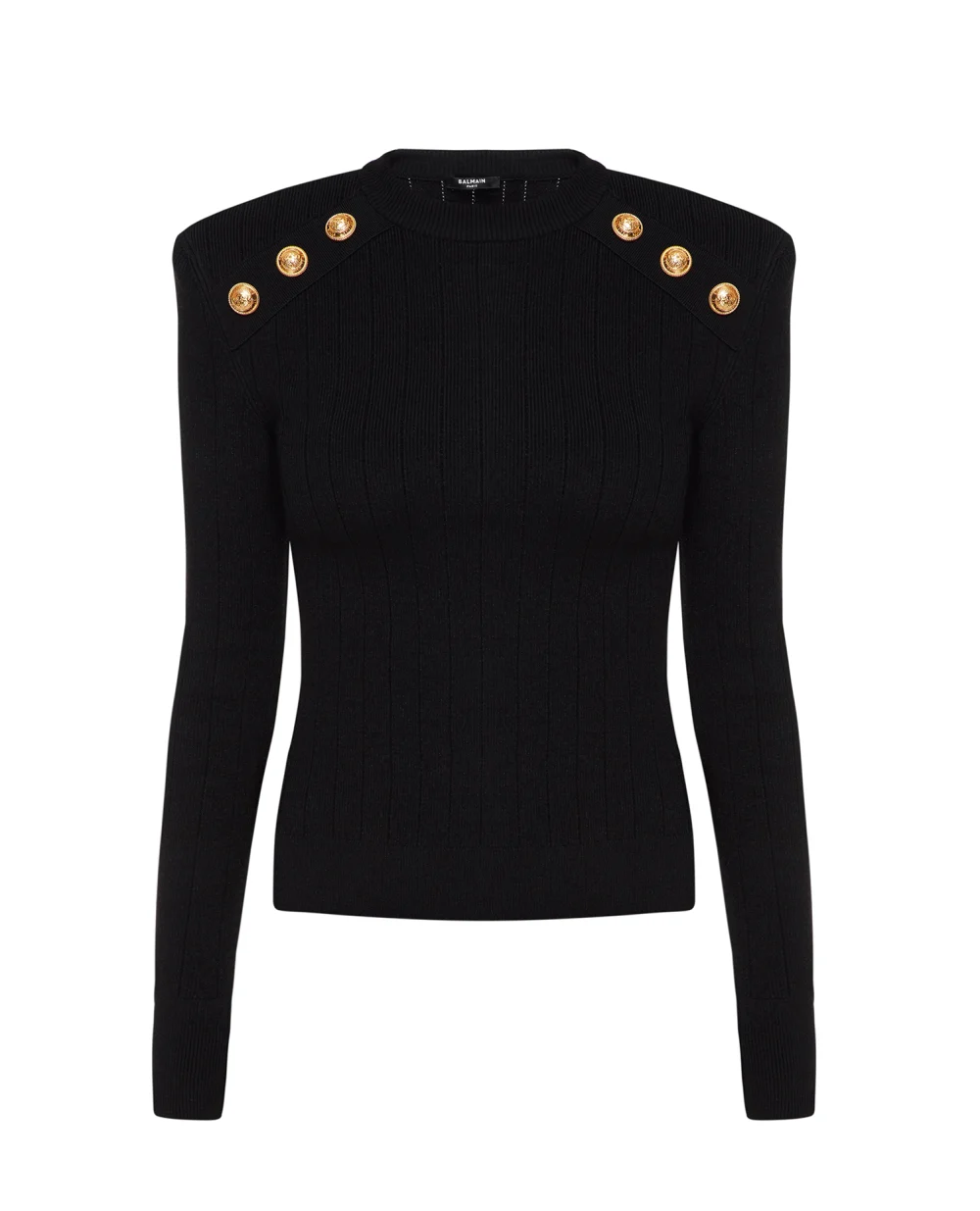Джемпер Balmain EF1KD001KB07, черный цвет • Купить в интернет-магазине Kameron