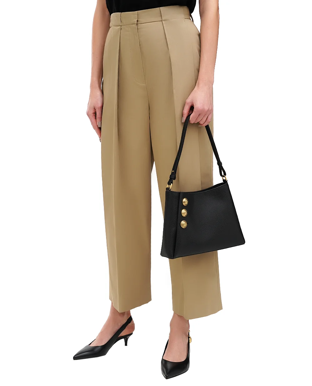 Штани Balmain DF0PQ315CF47, бежевий колір • Купити в інтернет-магазині Kameron