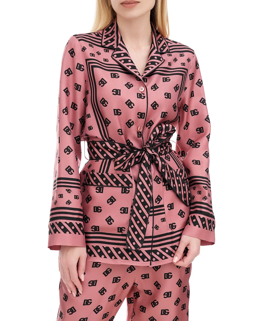 Сорочка Dolce&Gabbana F5I89T-GDCVJ, рожевий колір • Купити в інтернет-магазині Kameron