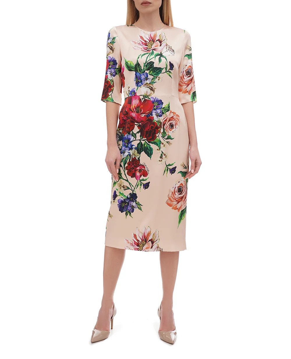 Платье Dolce&Gabbana F6EAJT-FSIB5, разноцветный цвет • Купить в интернет-магазине Kameron