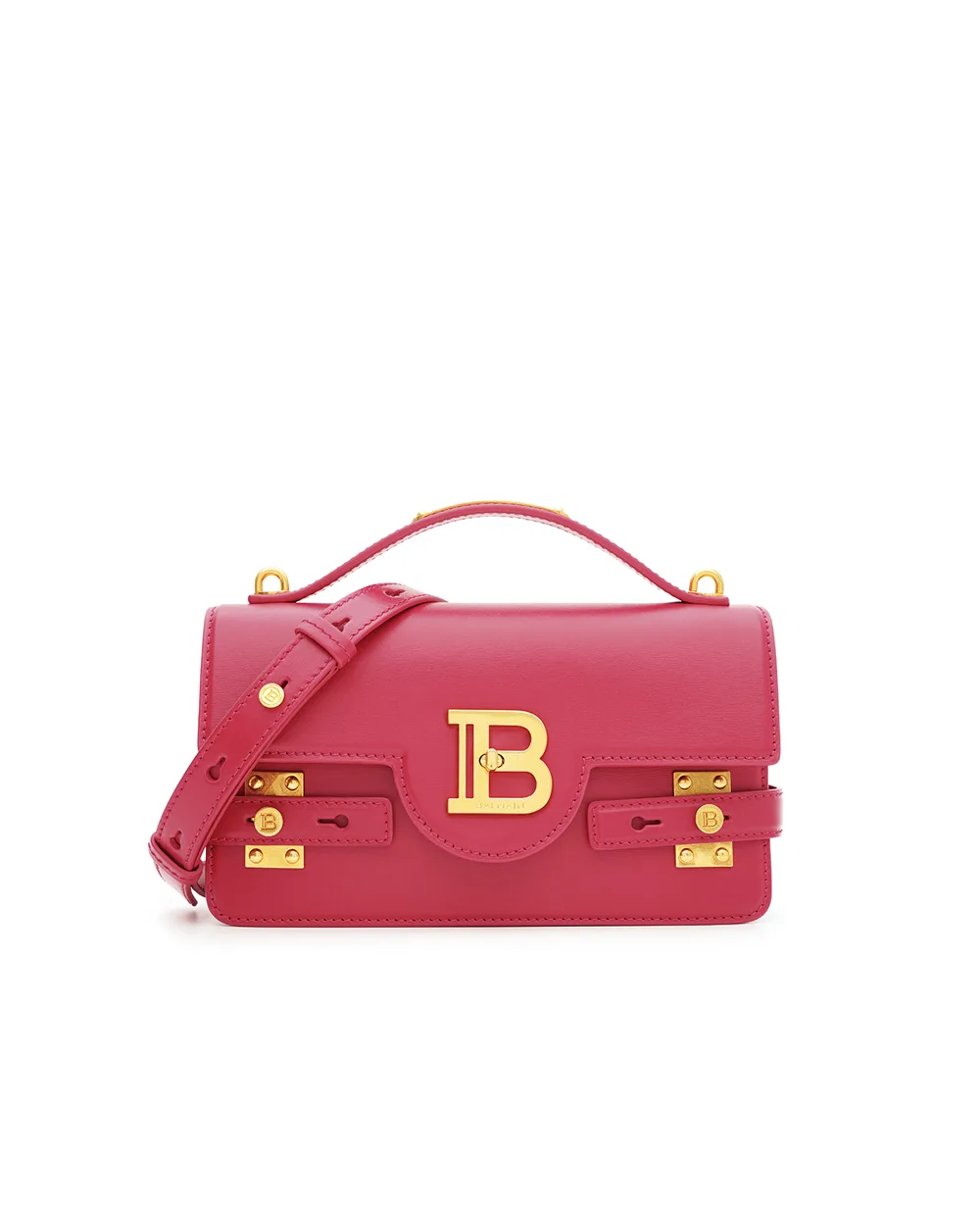 Сумка B Buzz 24 из кожи Balmain GN1DA828LSLX, розовый цвет • Купить в интернет-магазине Kameron