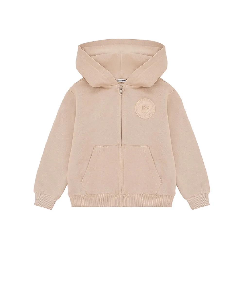 Детская толстовка (костюм) Dolce&Gabbana Kids L4JWKL-G7NXC-S, бежевый цвет • Купить в интернет-магазине Kameron