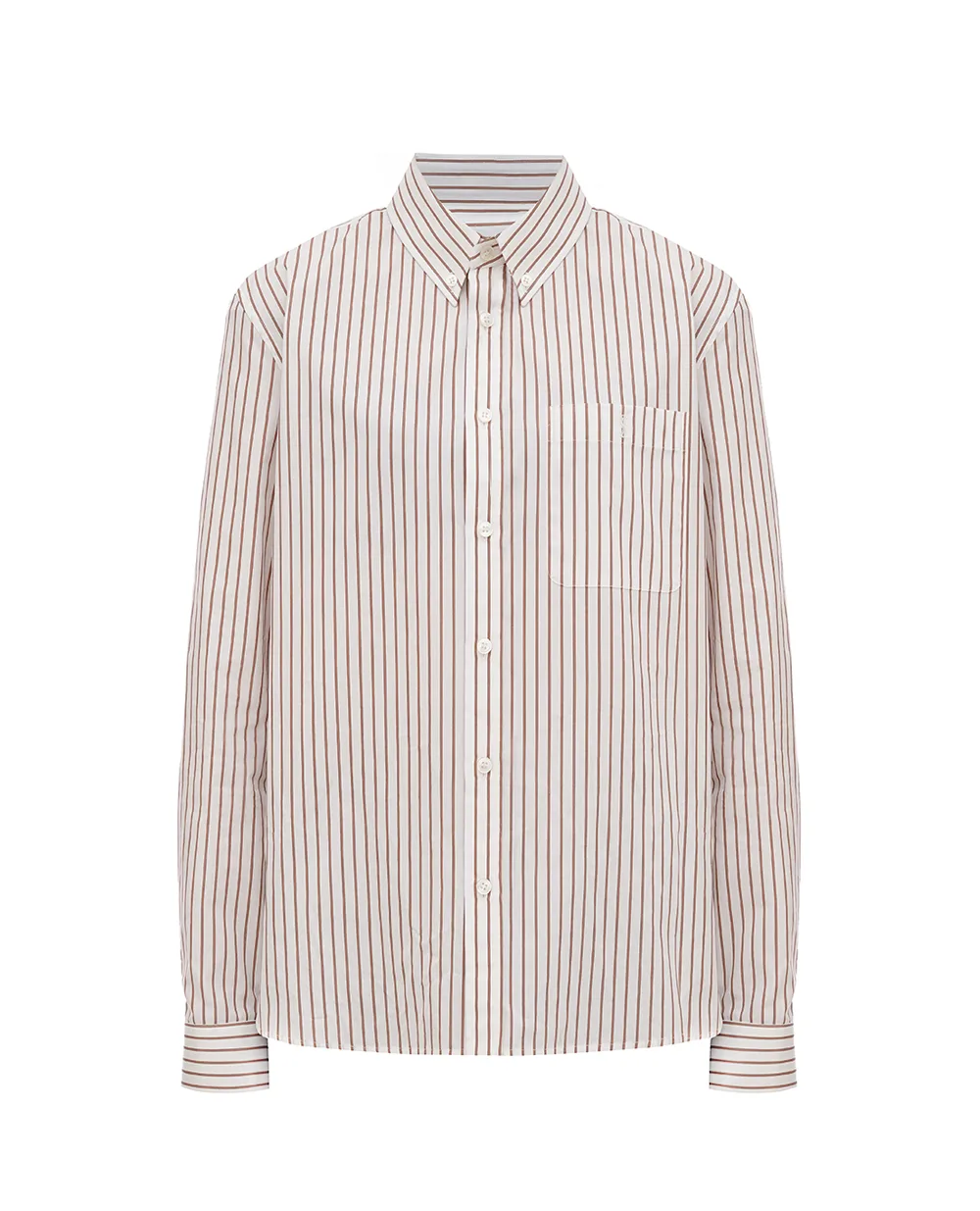 Рубашка Saint Laurent 823671-Y6E77, молочный цвет • Купить в интернет-магазине Kameron