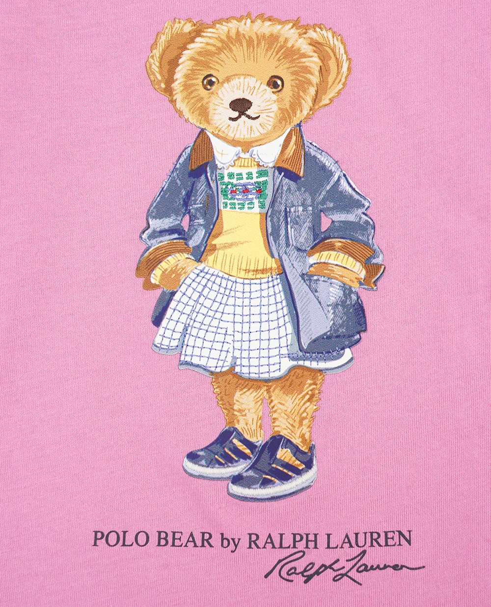 Детская футболка Polo Bear Polo Ralph Lauren Kids 313965154001, розовый цвет • Купить в интернет-магазине Kameron