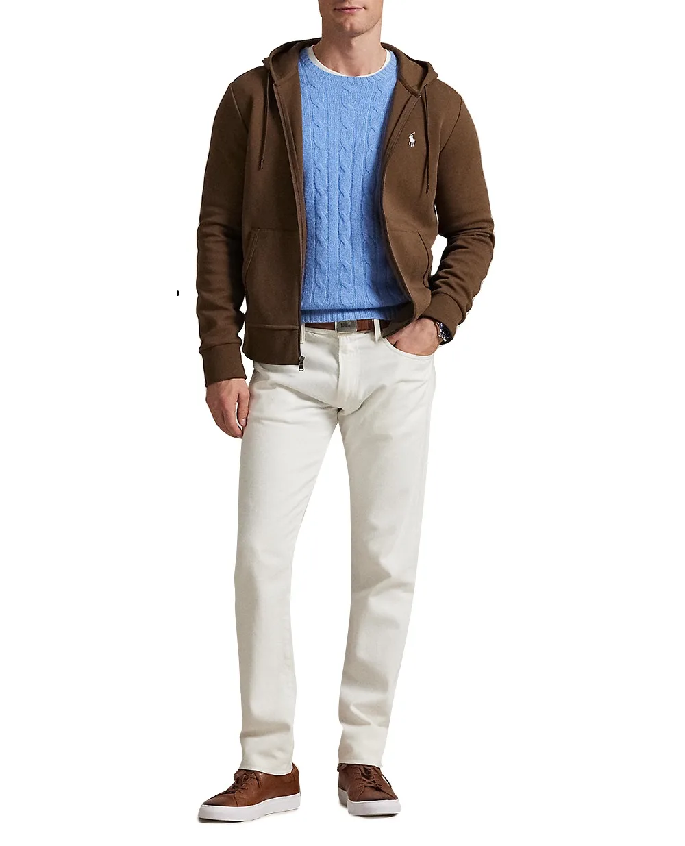 Толстовка (костюм) Polo Ralph Lauren 710881517072, коричневый цвет • Купить в интернет-магазине Kameron