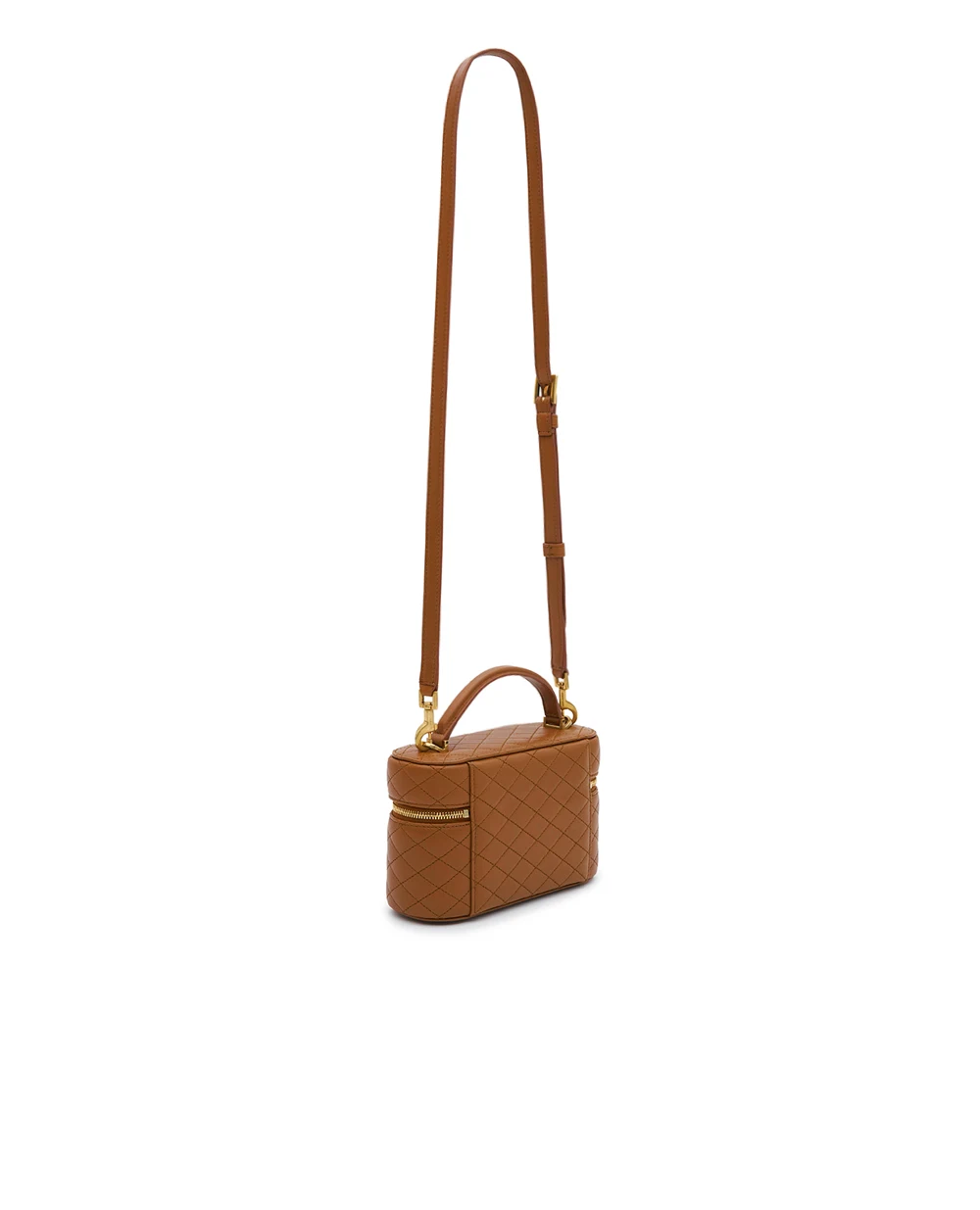 Кожаная сумка Gaby Saint Laurent 766731-1EL07, коричневый цвет • Купить в интернет-магазине Kameron