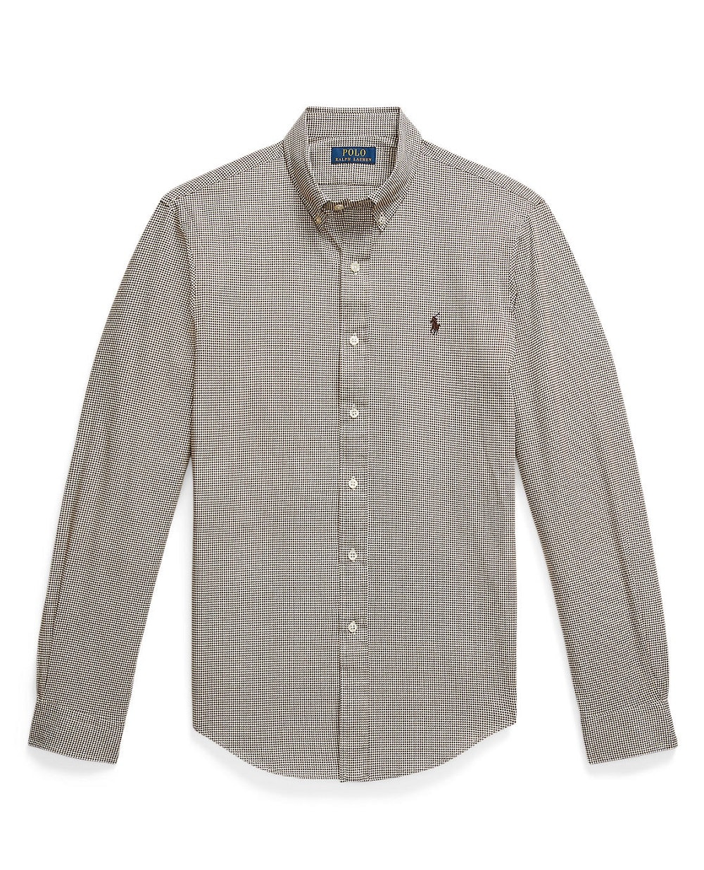 Сорочка Polo Ralph Lauren 710974528001, коричневий колір • Купити в інтернет-магазині Kameron