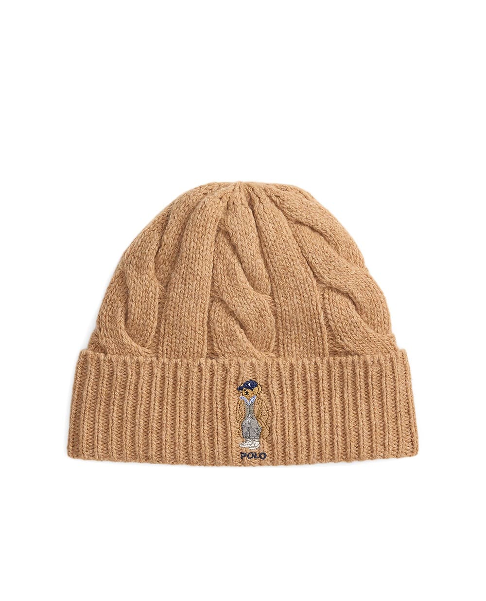 Шапка Polo Bear Polo Ralph Lauren 455981433003, коричневый цвет • Купить в интернет-магазине Kameron