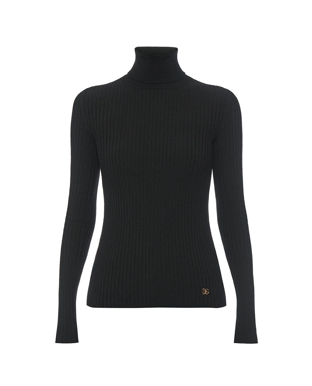 Гольф из шерсти Dolce&Gabbana FXW34T-JDVDC, черный цвет • Купить в интернет-магазине Kameron