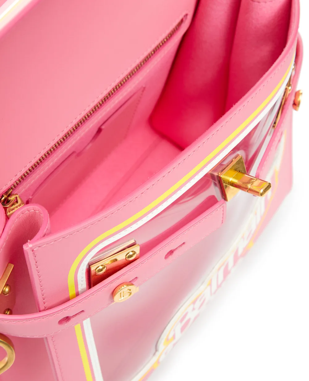 Кожаная сумка B-Buzz 23 х Barbie Balmain XN4DB732KPTB, розовый цвет • Купить в интернет-магазине Kameron