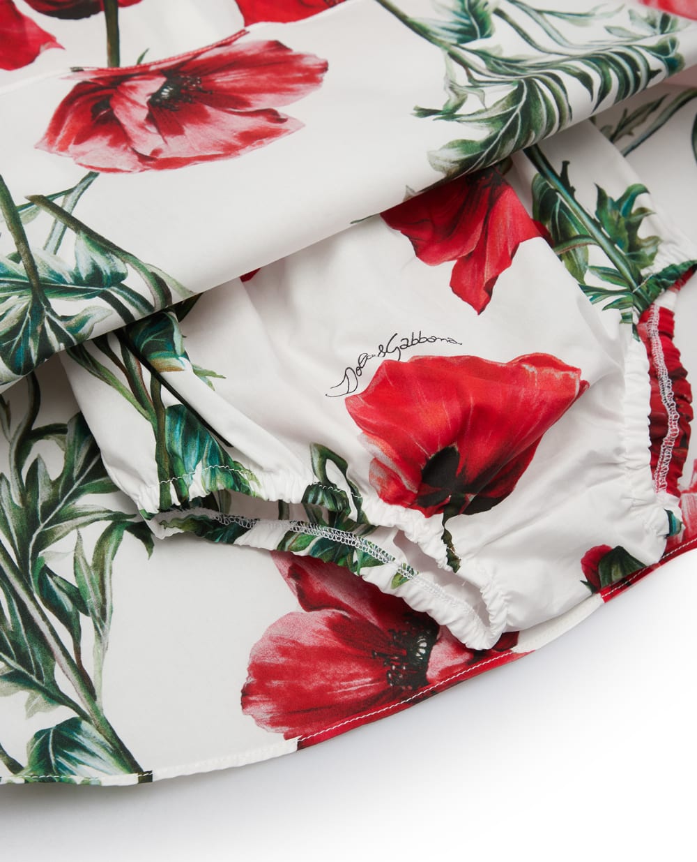 Детское платье Dolce&Gabbana Kids L23DI5-HS5O1, белый цвет • Купить в интернет-магазине Kameron