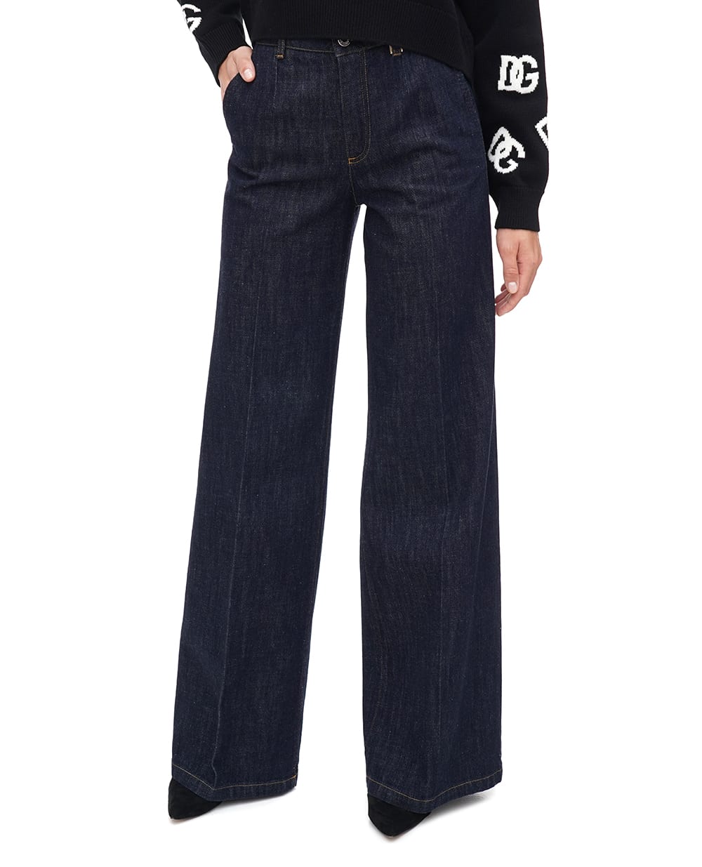 Джинси Dolce&Gabbana FTC6YD-G8LT3, темно-синій колір • Купити в інтернет-магазині Kameron