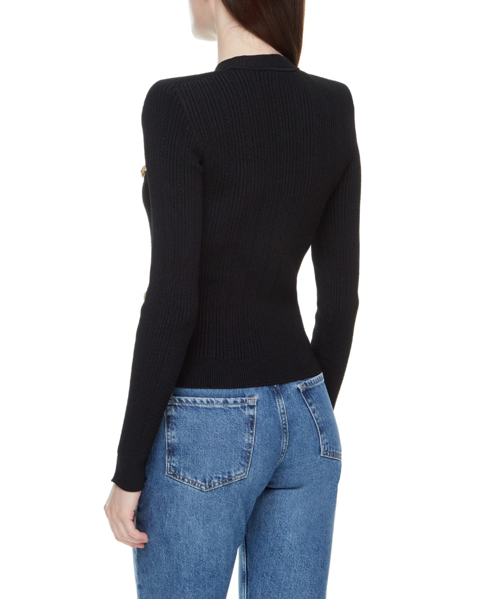 Кардиган Balmain XF1KL005KB39, черный цвет • Купить в интернет-магазине Kameron