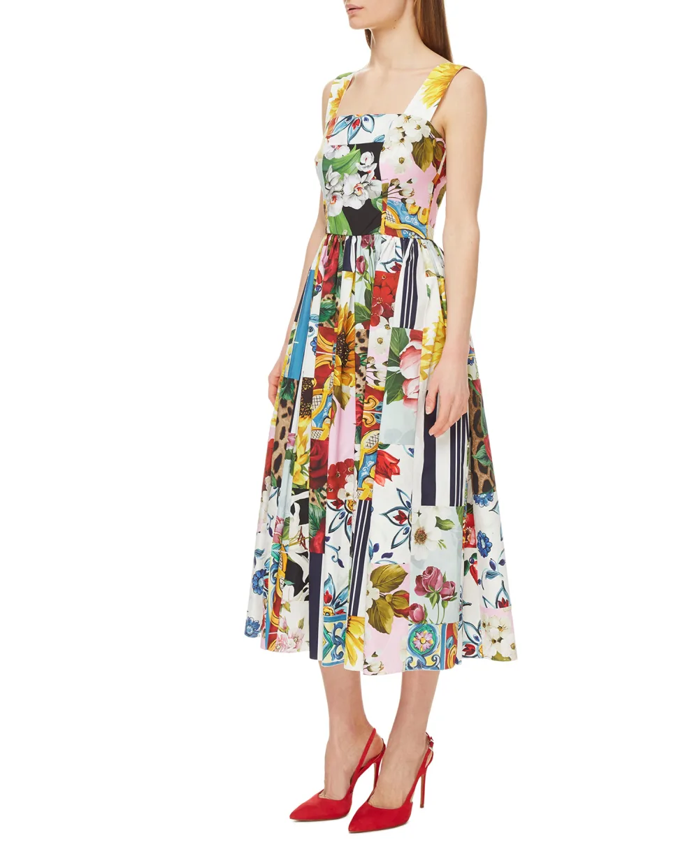 Платье Dolce&Gabbana F6N0CT-GDY03, разноцветный цвет • Купить в интернет-магазине Kameron