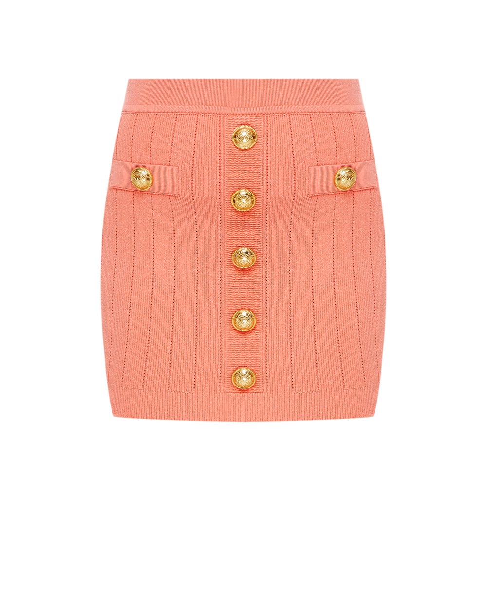 Юбка Balmain BF1LB290KB07-S, коралловый цвет • Купить в интернет-магазине Kameron