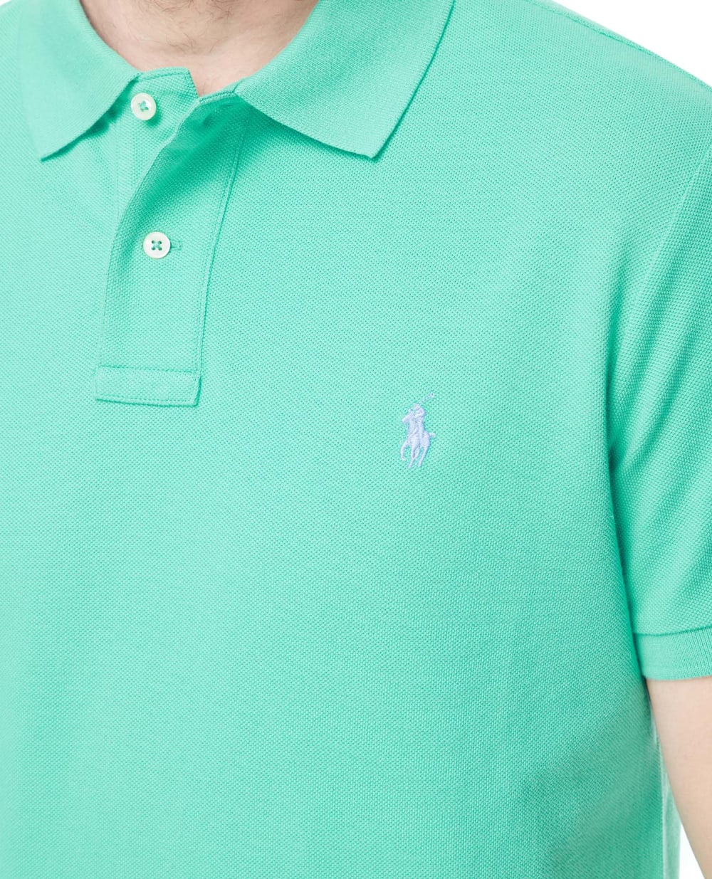 Поло Mesh Polo Ralph Lauren 710680784323, зеленый цвет • Купить в интернет-магазине Kameron