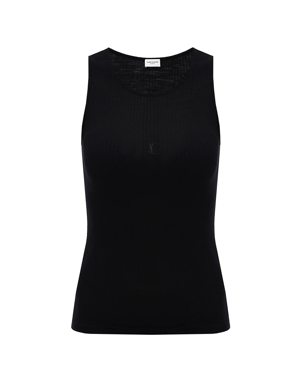 Топ Saint Laurent 752721-YBMV2, черный цвет • Купить в интернет-магазине Kameron