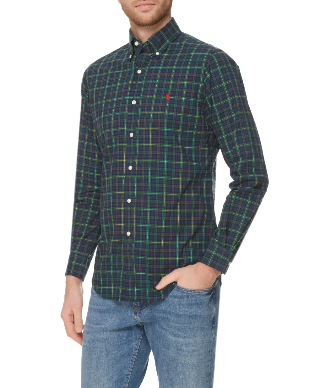 Рубашка Polo Ralph Lauren 710815584013, разноцветный цвет • Купить в интернет-магазине Kameron