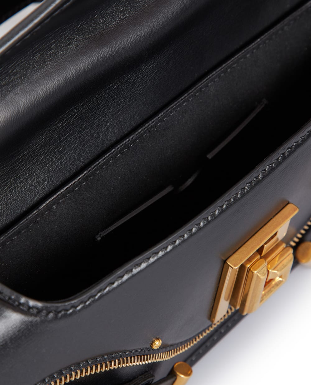 Кожаная сумка Blaze Pouch Balmain AN0AE795LSLX, черный цвет • Купить в интернет-магазине Kameron