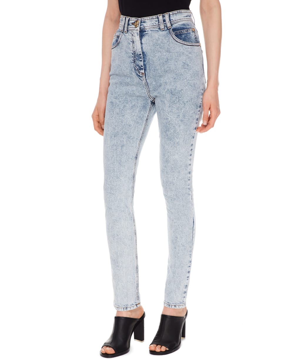 Джинсы Balmain VF15460D097, голубой цвет • Купить в интернет-магазине Kameron
