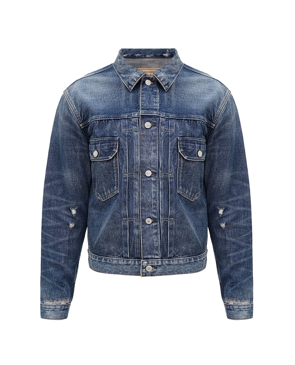 Джинсовая куртка Polo Ralph Lauren 710931934001, синий цвет • Купить в интернет-магазине Kameron